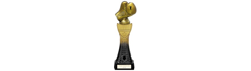FUSION VIPER BOXING TOWER RESIN TROPHY - 3 SIZES - 25.5CM - 31.5CM FUSION VIPER BOXING TOWER RESIN TROPHY - 3 SIZES - 25.5CM - 31.5CM